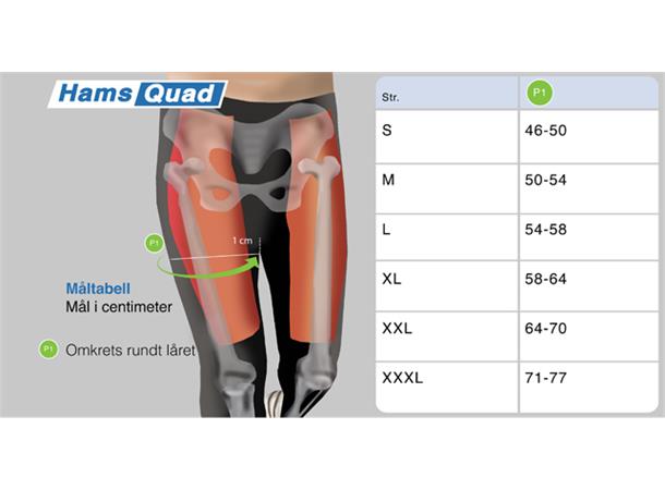 Colibri Hams Quad Herre Lang Sort  XL